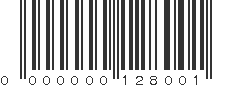 EAN 00128001