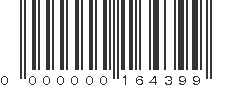 EAN 00164399