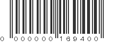 EAN 00169400