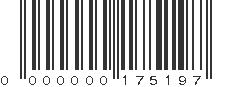 EAN 00175197