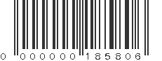 EAN 00185806