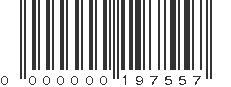 EAN 00197557