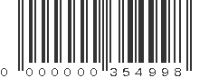 EAN 00354998