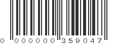 EAN 00359047