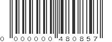 EAN 00480857