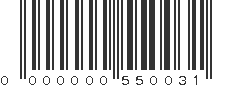 EAN 00550031