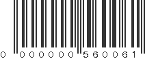 EAN 00560061