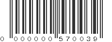 EAN 00570039