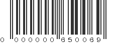 EAN 00650069