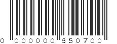 EAN 00650700