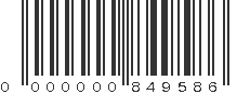 EAN 00849586