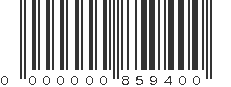 EAN 00859400