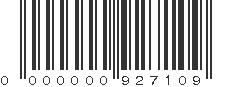 EAN 00927109