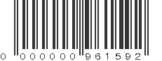 EAN 00961592