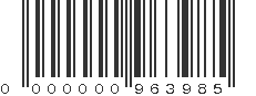 EAN 00963985