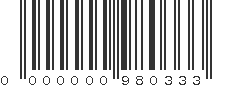 EAN 00980333