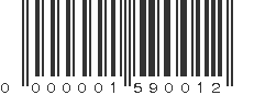 EAN 01590012