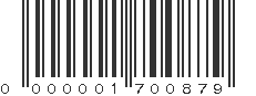 EAN 01700879