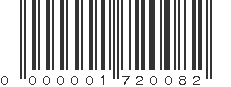 EAN 01720082