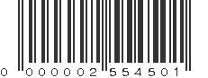 EAN 02554501