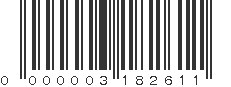 EAN 03182611