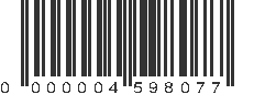 EAN 04598077