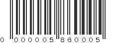 EAN 05860003