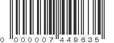 EAN 07449635
