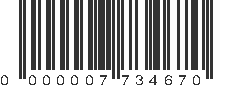 EAN 07734670
