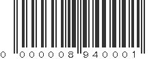 EAN 08940001