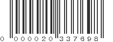 EAN 20337698