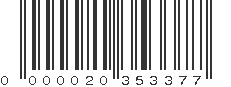 EAN 20353377