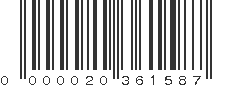 EAN 20361587