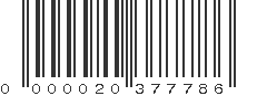 EAN 20377786