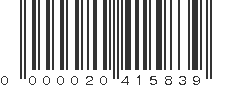 EAN 20415839