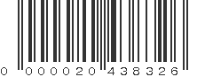 EAN 20438326