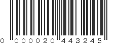 EAN 20443245