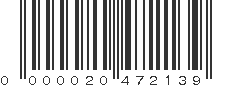 EAN 20472139