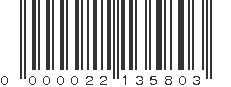 EAN 22135803