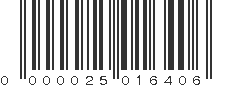 EAN 25016406