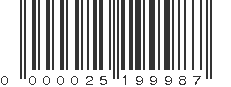 EAN 25199987