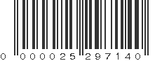 EAN 25297140