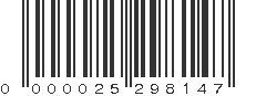 EAN 25298147