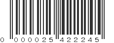 EAN 25422245