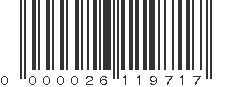 EAN 26119717