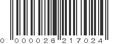 EAN 26217024