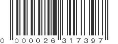 EAN 26317397