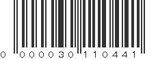 EAN 30110441