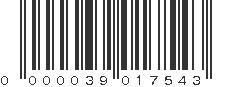 EAN 39017543