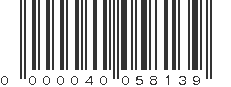 EAN 40058139